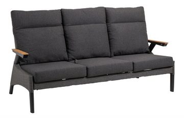 Lesli Living Gartenlounge-Bank Lesli Living 3er Loungesofa "Florence Tessile"