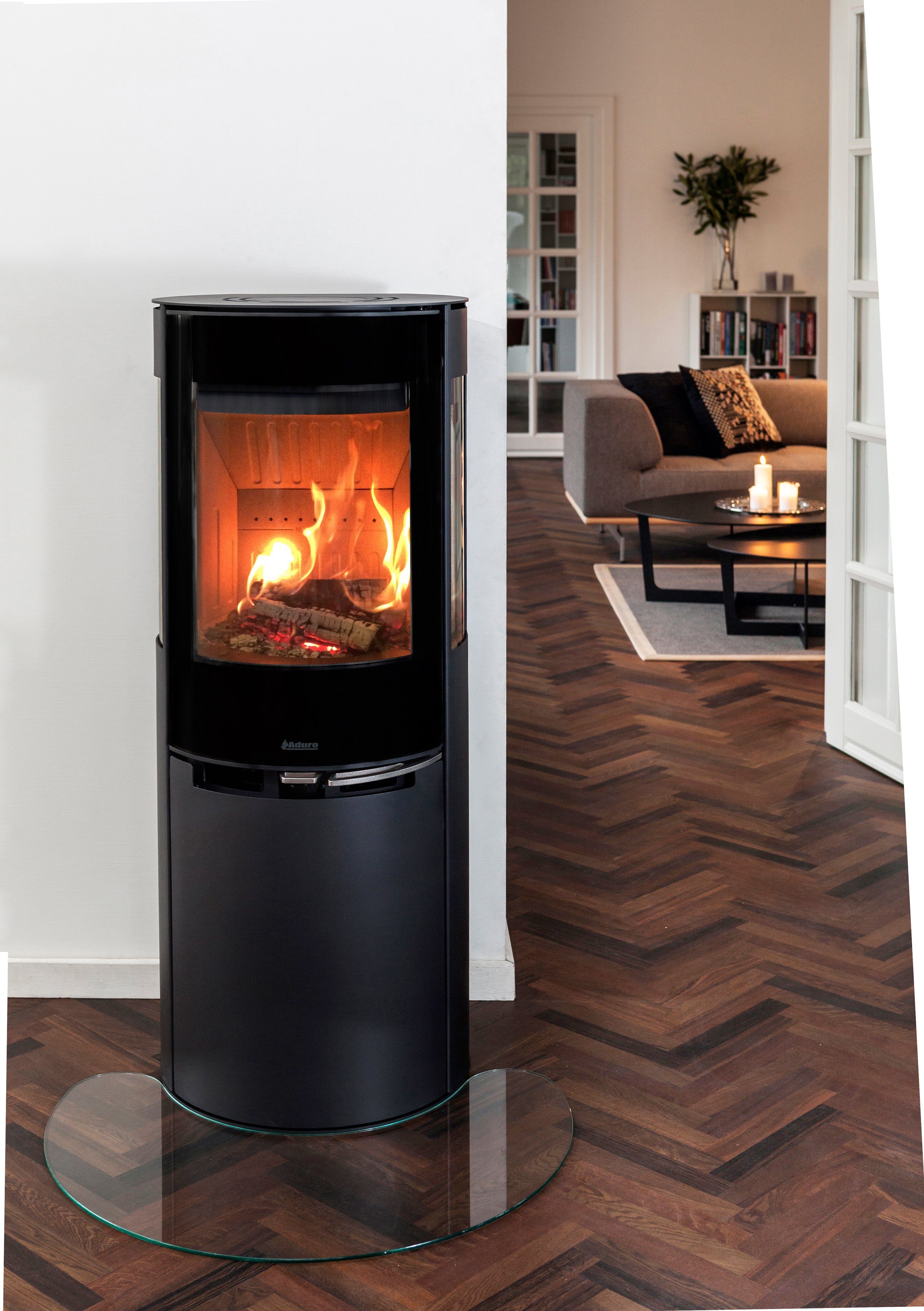 ADURO Kaminofen Aduro 9.5 Lux air, 6 kW, Zeitbrand, 3 Scheiben Ofen