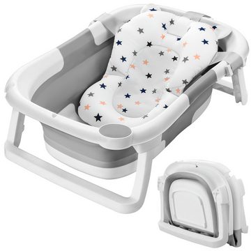 YOLEO Babybadewanne Baby-Faltbadewanne Klappbare Wanne, Silikonbadewanne, für 0-2 Jahre