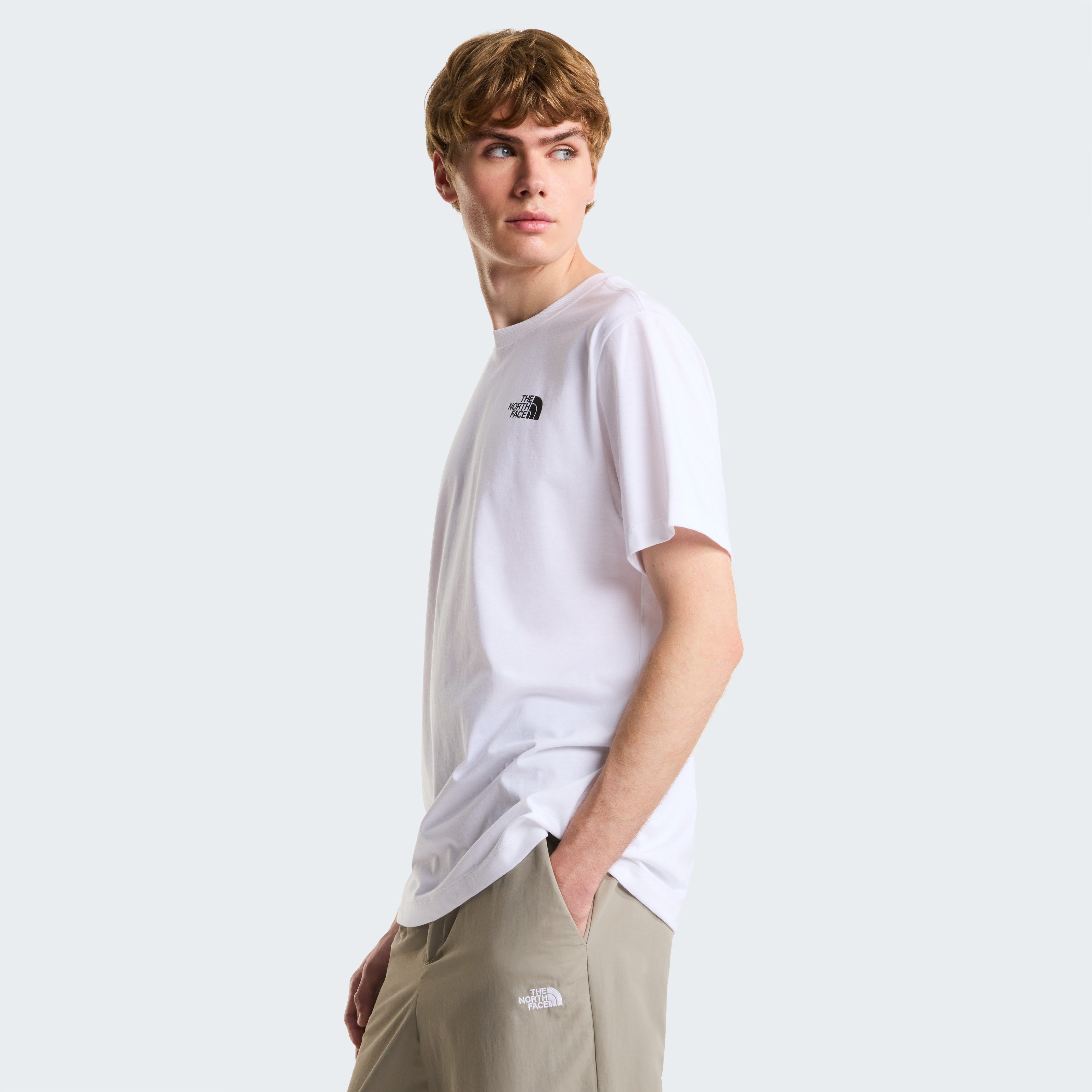 The North Face T-Shirt M VERTICAL REGULAR SHORT SLEEVE TEE-GRAPHIC normale Passform, kurze Ärmel, für Sportmode und Outdoormode