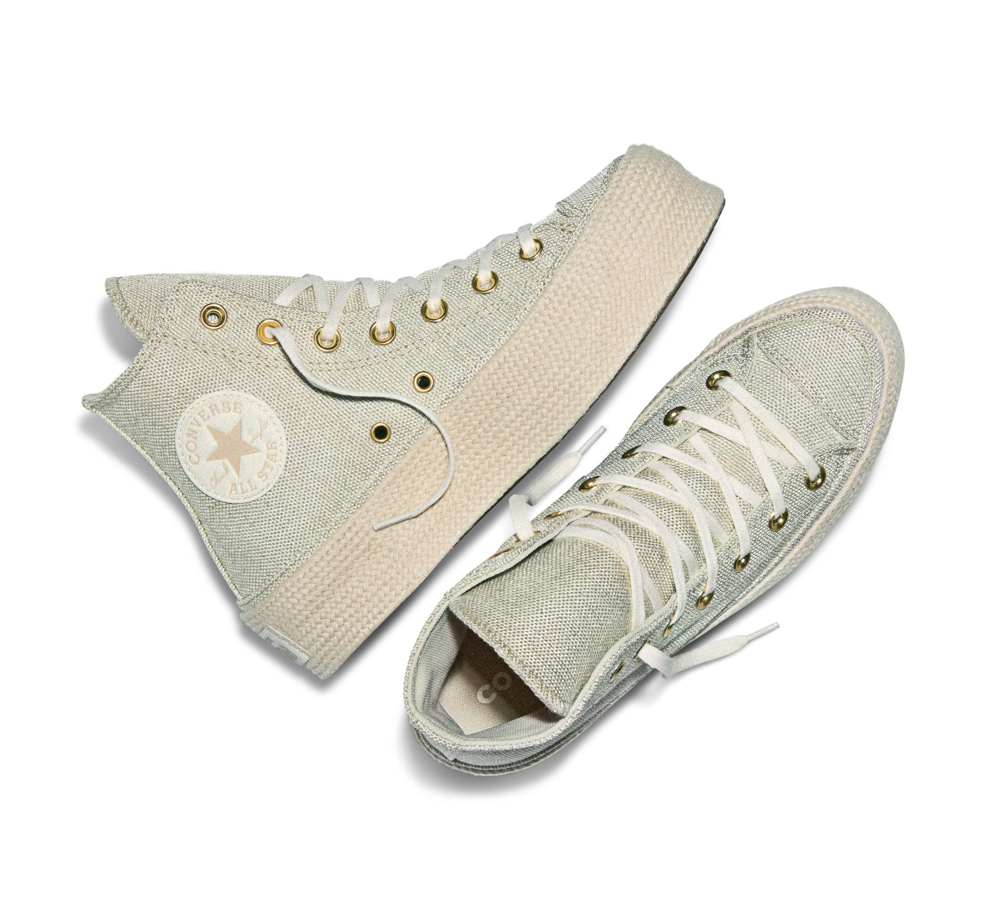 Converse CHUCK TAYLOR ALL STAR LIFT ESPADRILLE Sneaker für sportlichen Look im Alltag, sportlicher Stil, mit Schnürung – Bild 4 von 5