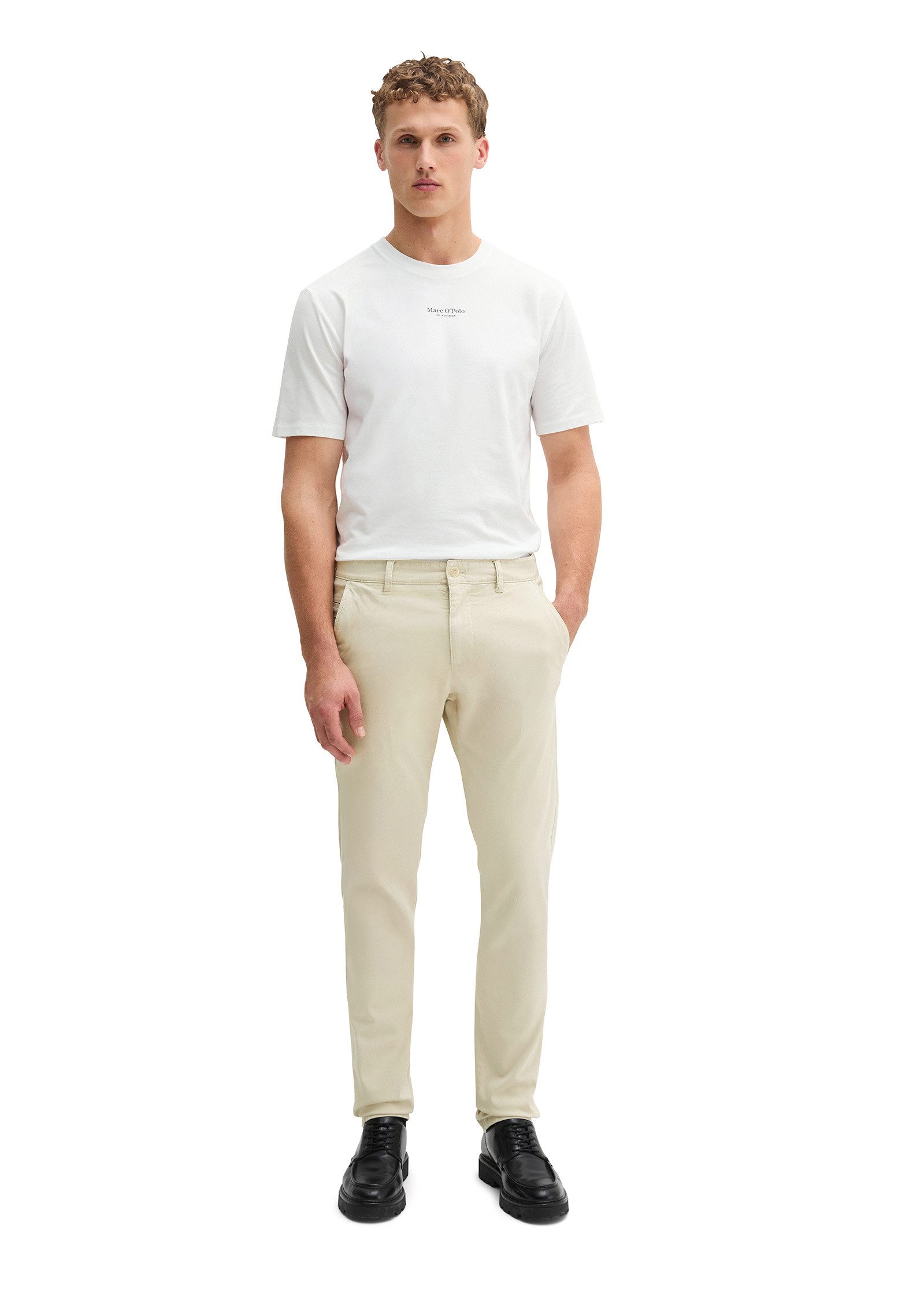 Marc O'Polo Chinohose aus Bio-Baumwoll-Mix