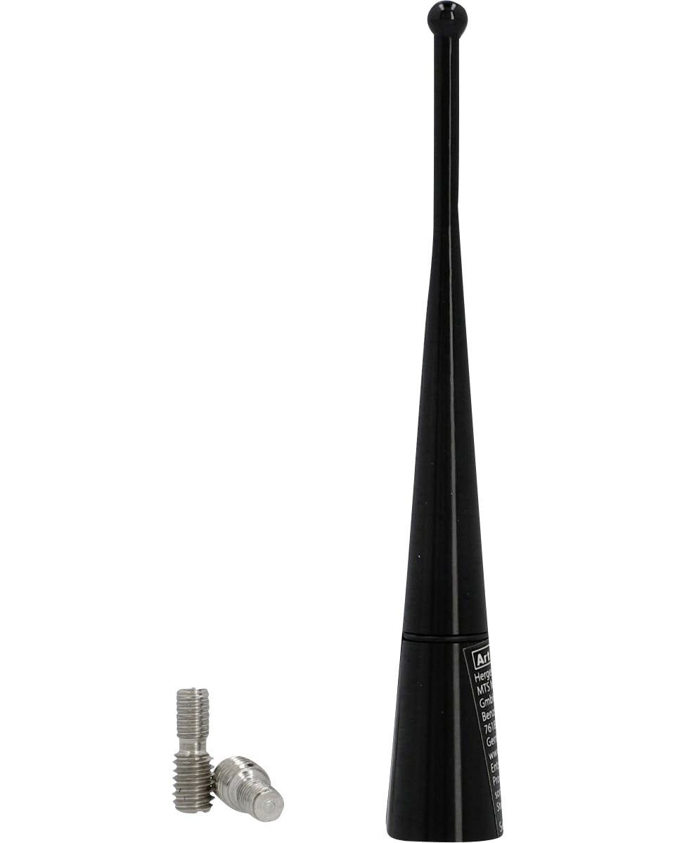 Cartrend Cartrend Antennenstab Aluminium 10cm schwarz Stabantenne