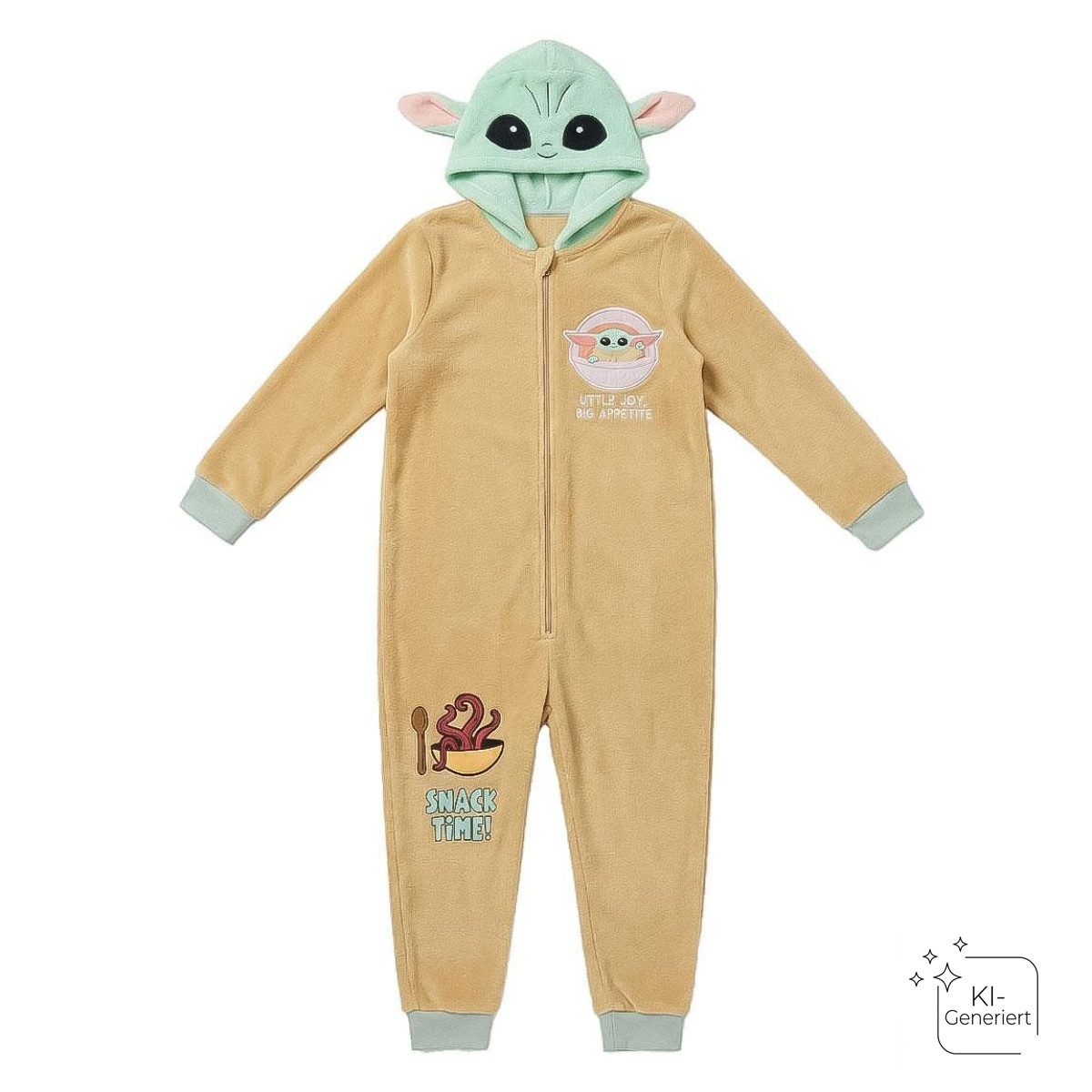 The Mandalorian Pyjama Pyjama Kinder mit Applikationen für Nacht Zuhause und Freizeit