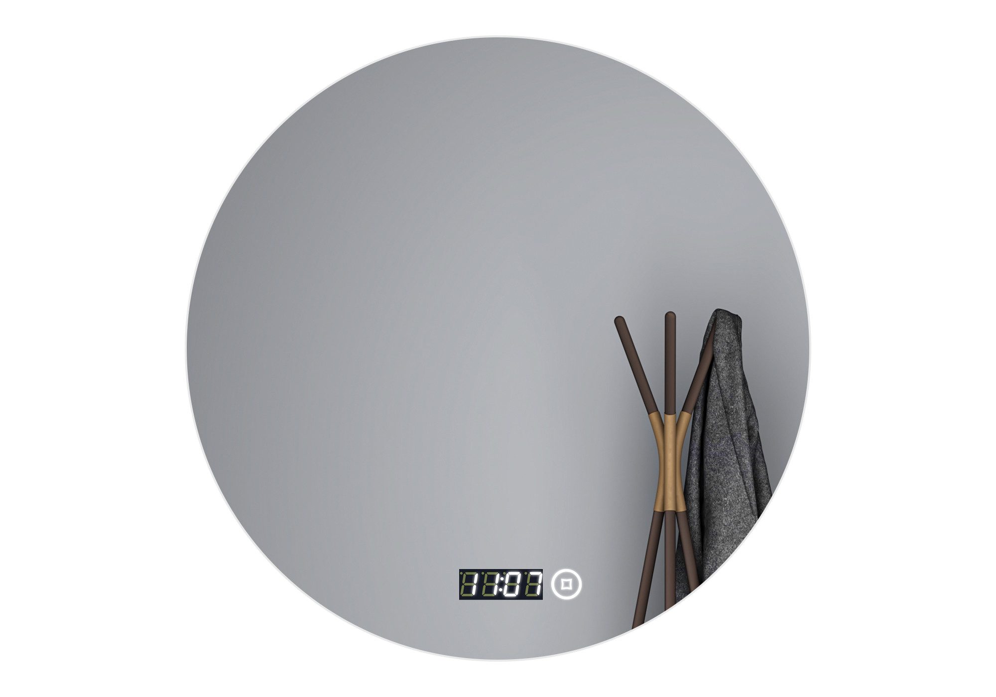 WDWRITTI Spiegel Rund Led 60 cm günstig online kaufen