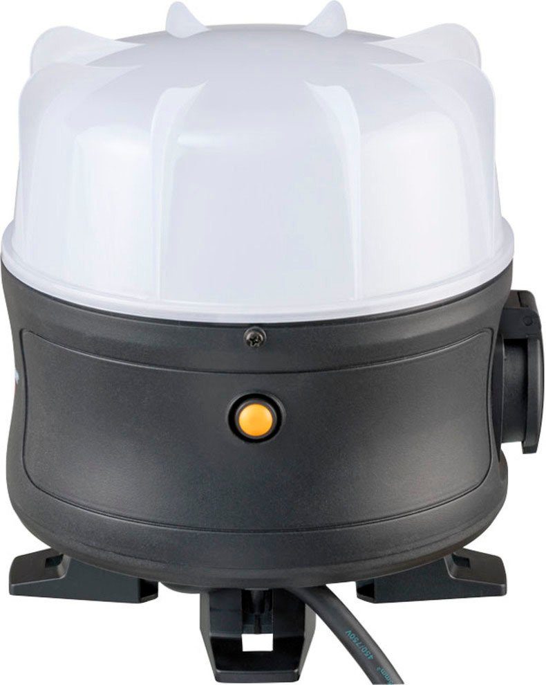 Brennenstuhl LED Baustrahler 360°, Dimmfunktion, Ein-/Ausschalter, LED fest integriert, Tageslichtweiß, mit 5 m Kabel