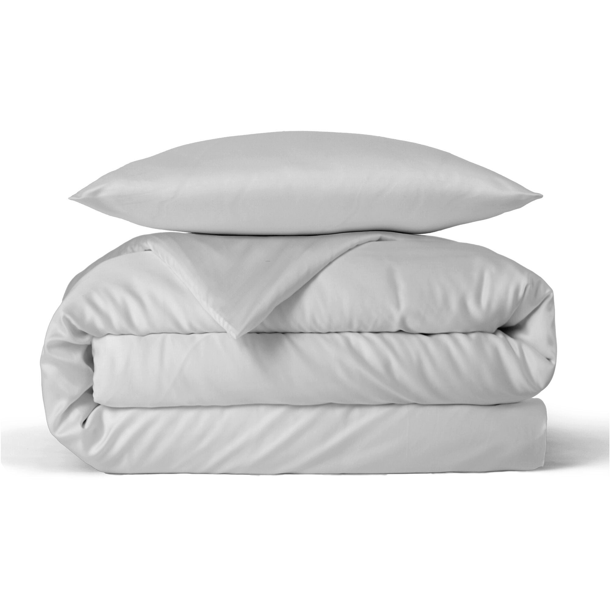 twenty:three® Bettwäsche Lyocell Bettwäsche Light Gray, Lyocell, Atmungsaktiv, Ultraweich, 100% TENCEL™ Lyocell