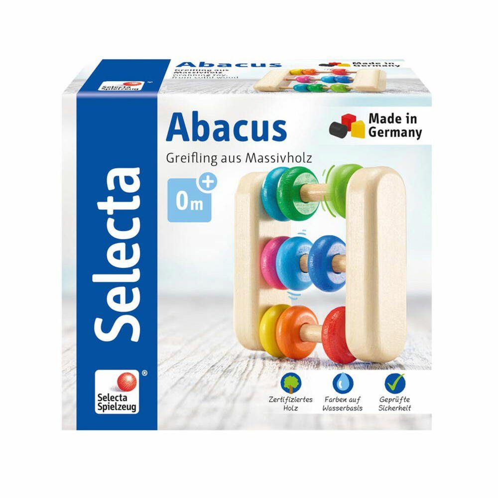 Selecta Rasselring Abacus Holz ab 0 Monaten 61033