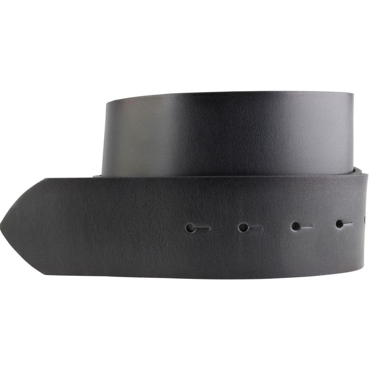 Vollrindleder Schwarz 5 Druc Ledergürtel ohne cm aus BELTINGER Wechselgürtel Vintage-Look Schnalle -