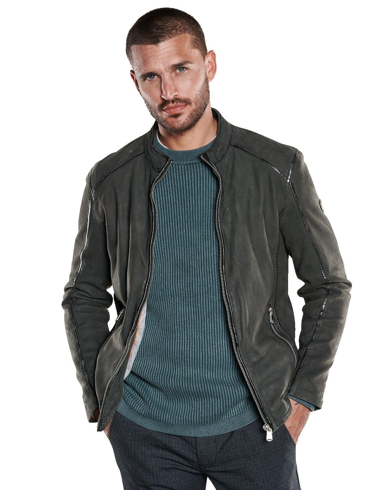 emilio Lederjacke adani Lederjacke