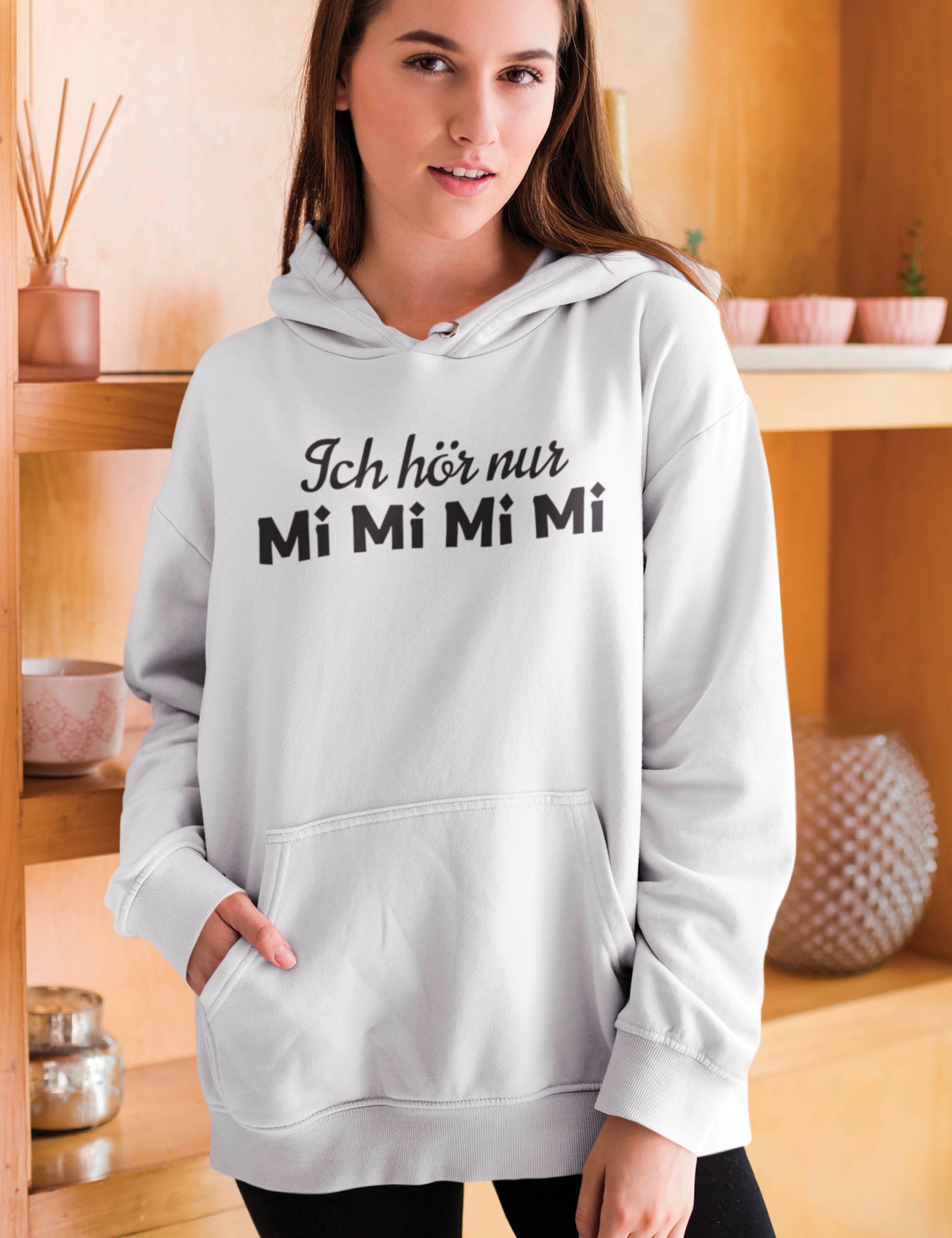 Youth Designz Kapuzenpullover "Ich höre nur MiMiMiMi" Damen Hoodie Pullover witzigen Print Geschenk mit lustigen Spruch für Frauen