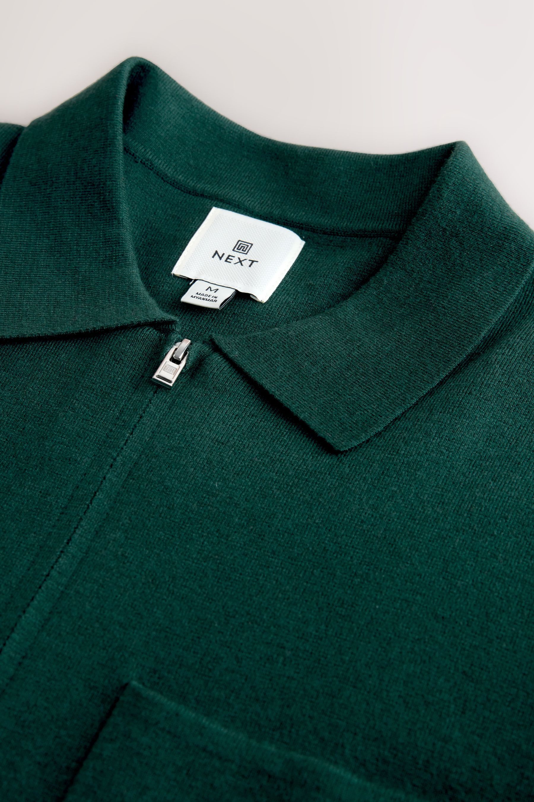 Next Strickjacke Regular Fit Premium Strickjacke mit Reißverschluss (1-tlg)