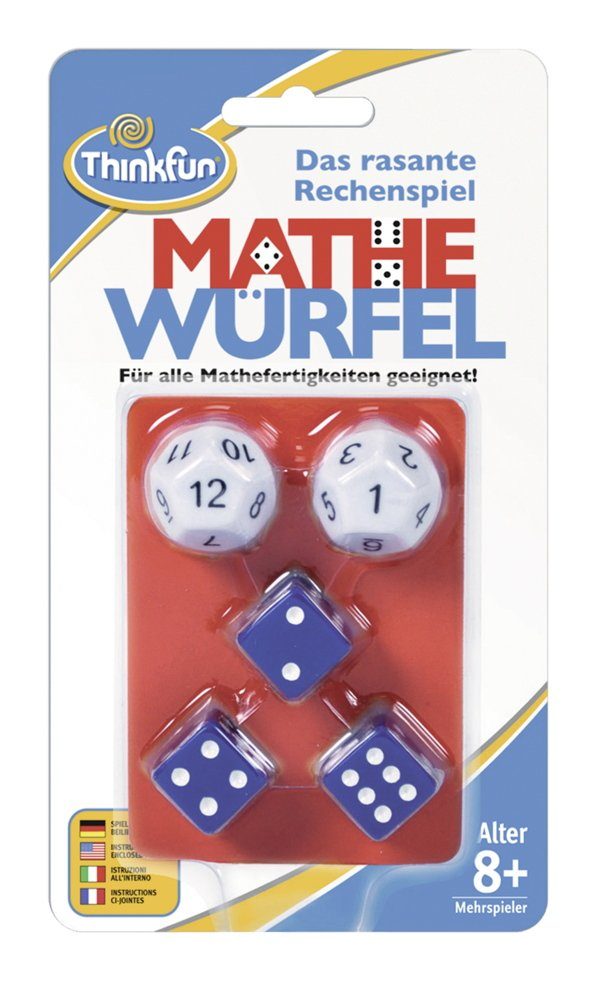 Thinkfun® Spiel Thinkfun Familienspiel Logikspiel Mathe Würfel 76317