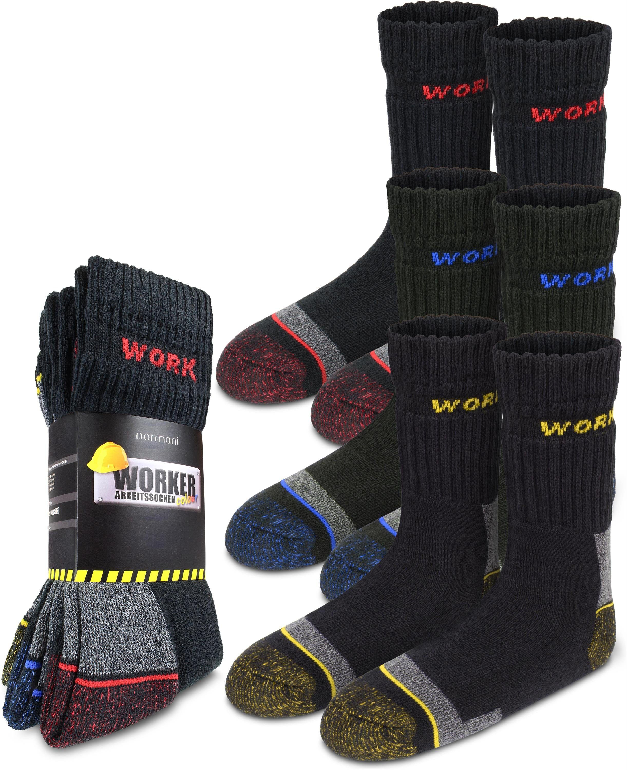 Basicsocken 6 Paar Arbeitssocken WORKER strong