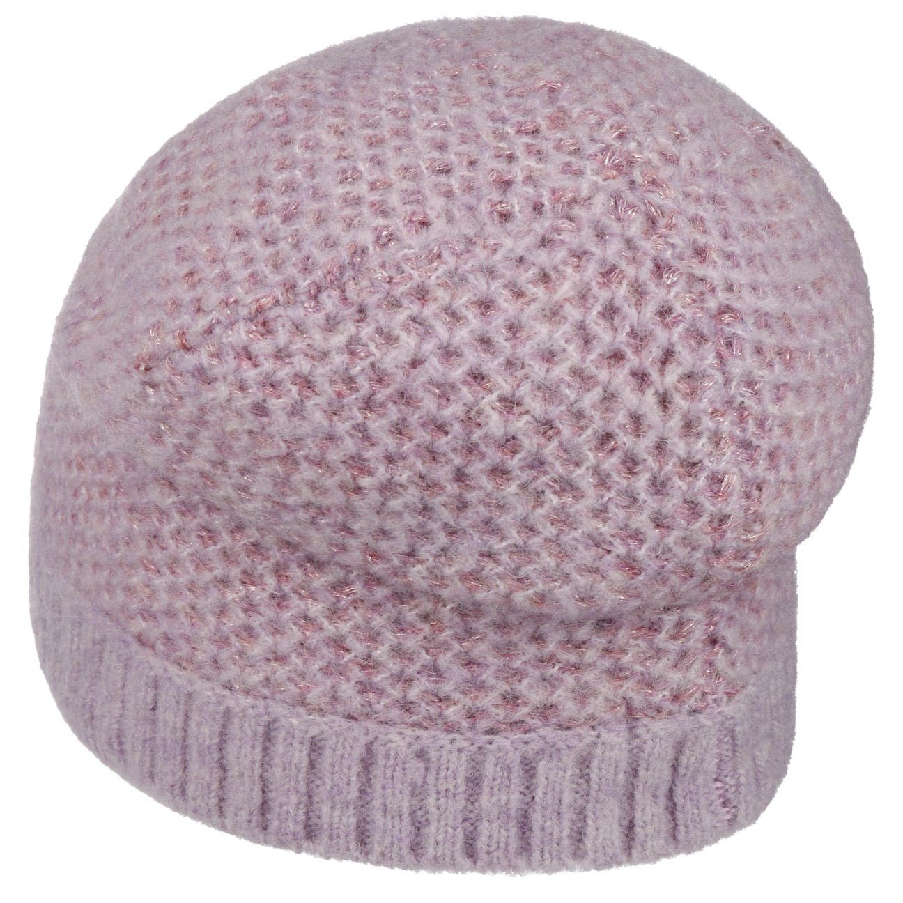 mit (1-St) Futter Strickmütze flieder Seeberger Beanie