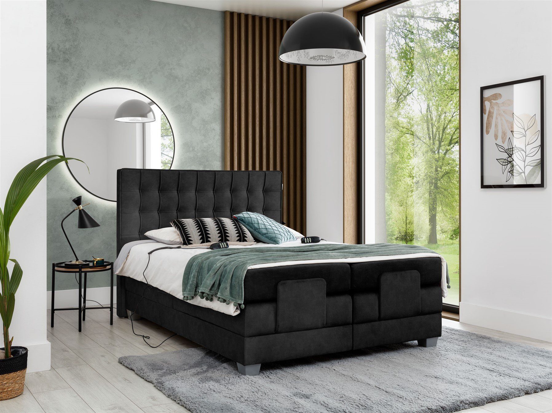 Fun Möbel Boxspringbett Boxspringbett Schlafzimmerbett MAXIMA günstig online kaufen