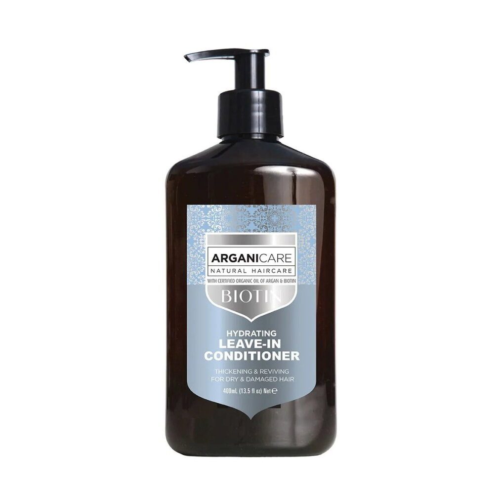 Arganicare Haarpflege-Set, Biotin, Haarspülung, revitalisierend