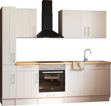 RESPEKTA Küchenzeile Anton, Breite 250 cm, mit Soft-Close, in exklusiver Konfiguration für OTTO
