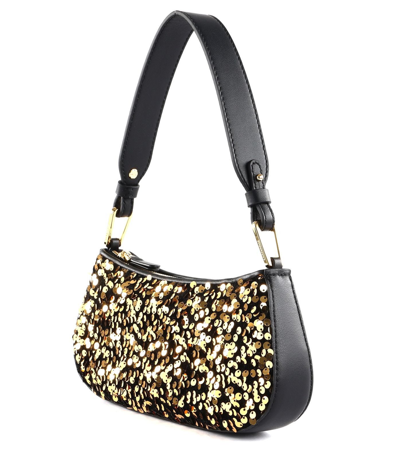 COCCINELLE Handtasche Paillettes Mini Bag, aus echtem Rindsleder