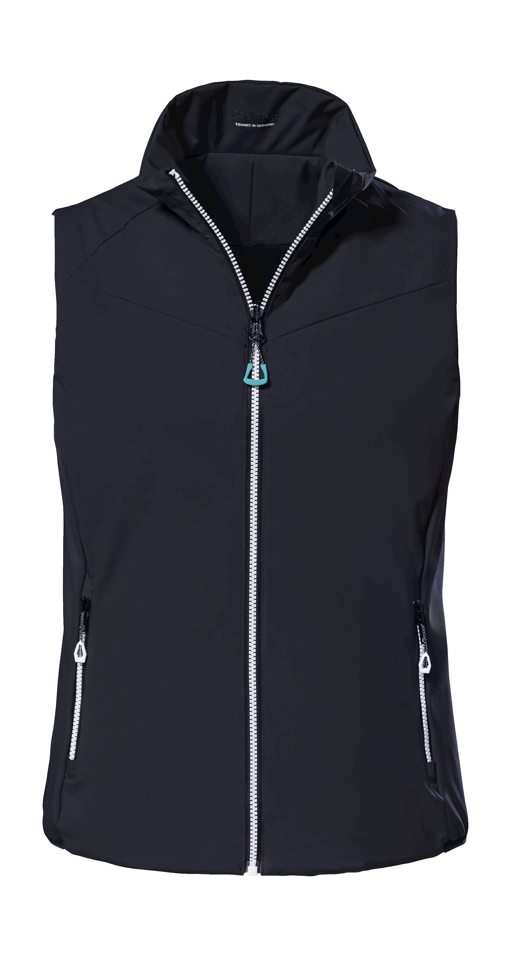Killtec Funktionsweste KOW 98 WMN VST Wendeweste mit Colourblock, wasserabweisend, atmungsaktiv, Kinnschutz
