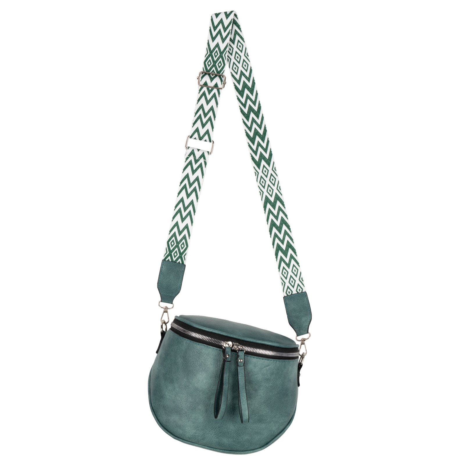 Gürteltasche Bauchtasche Umhängetasche Crossbody-Bag Kunstleder Italy-Design