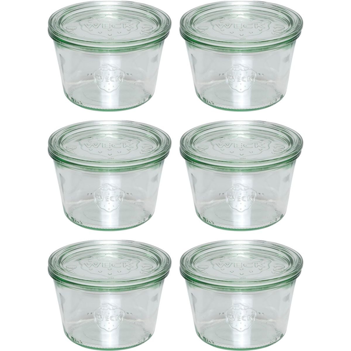 WECK Karaffe Sturzglas 370ml 6er Pack