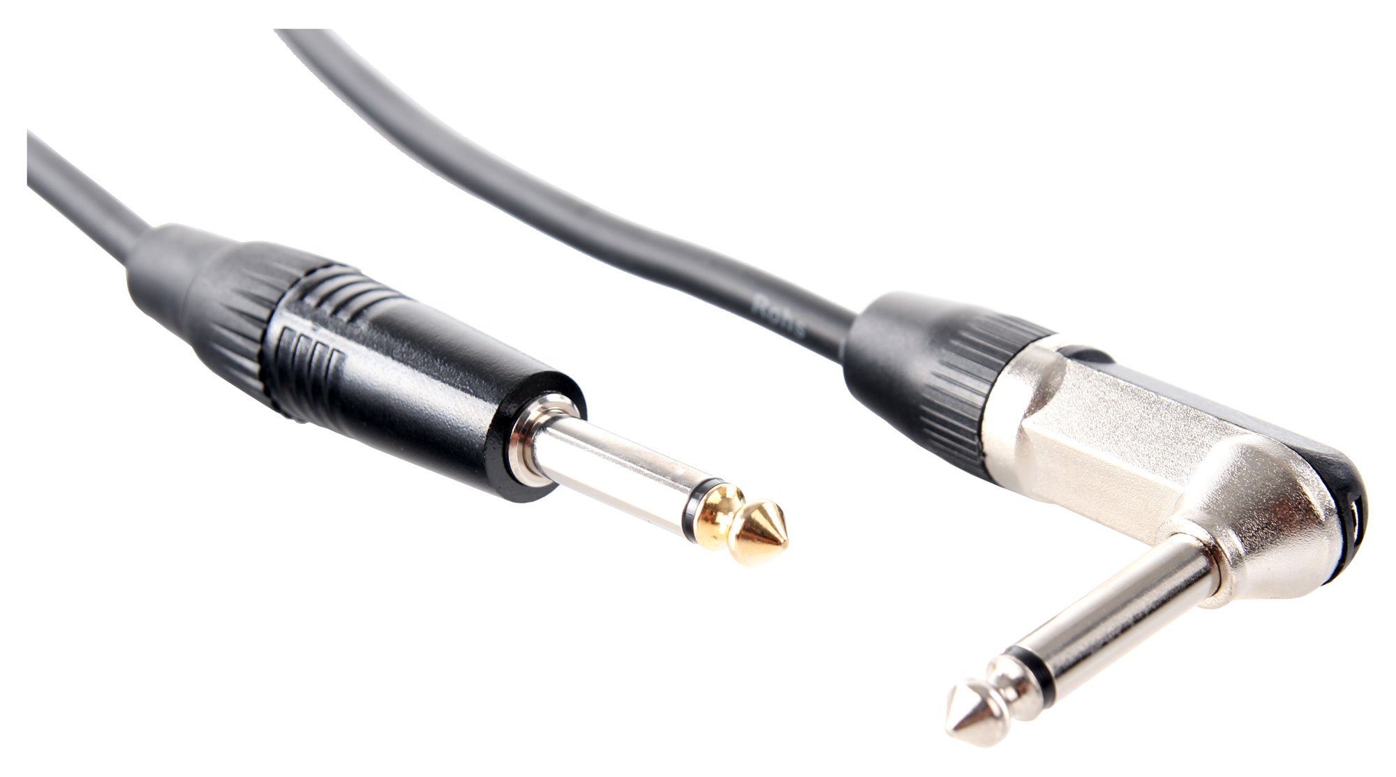 Pronomic INST-A-6 Klinkenkabel 6 m Instrumentenkabel, 6,3mm Klinke, 6,3mm Klinke (600 cm), Hochwertige Stecker und Schirmung