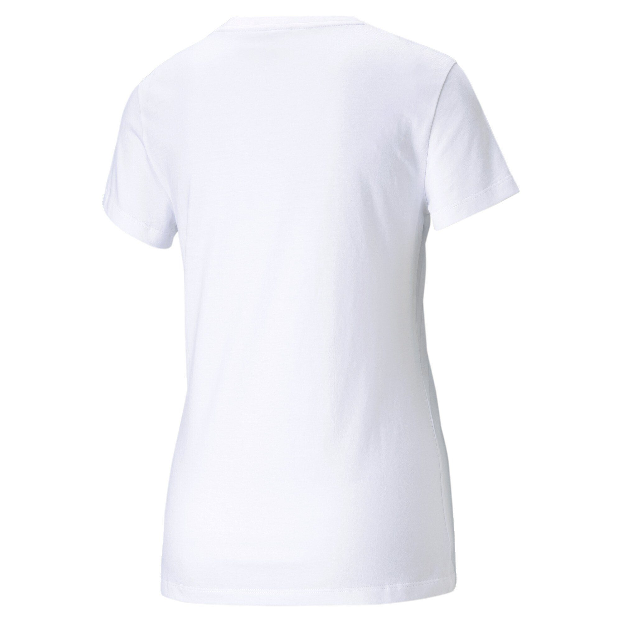 White Damen PUMA T-Shirt Classics T-Shirt Logo