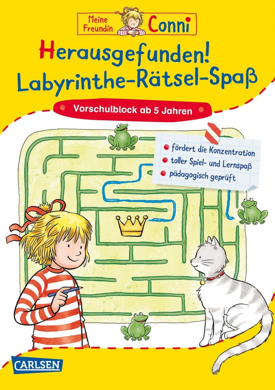 Conni Gelbe Reihe (Beschäftigungsbuch): Herausgefunden! Labyrinthe-Rät / Hanna Sörensen