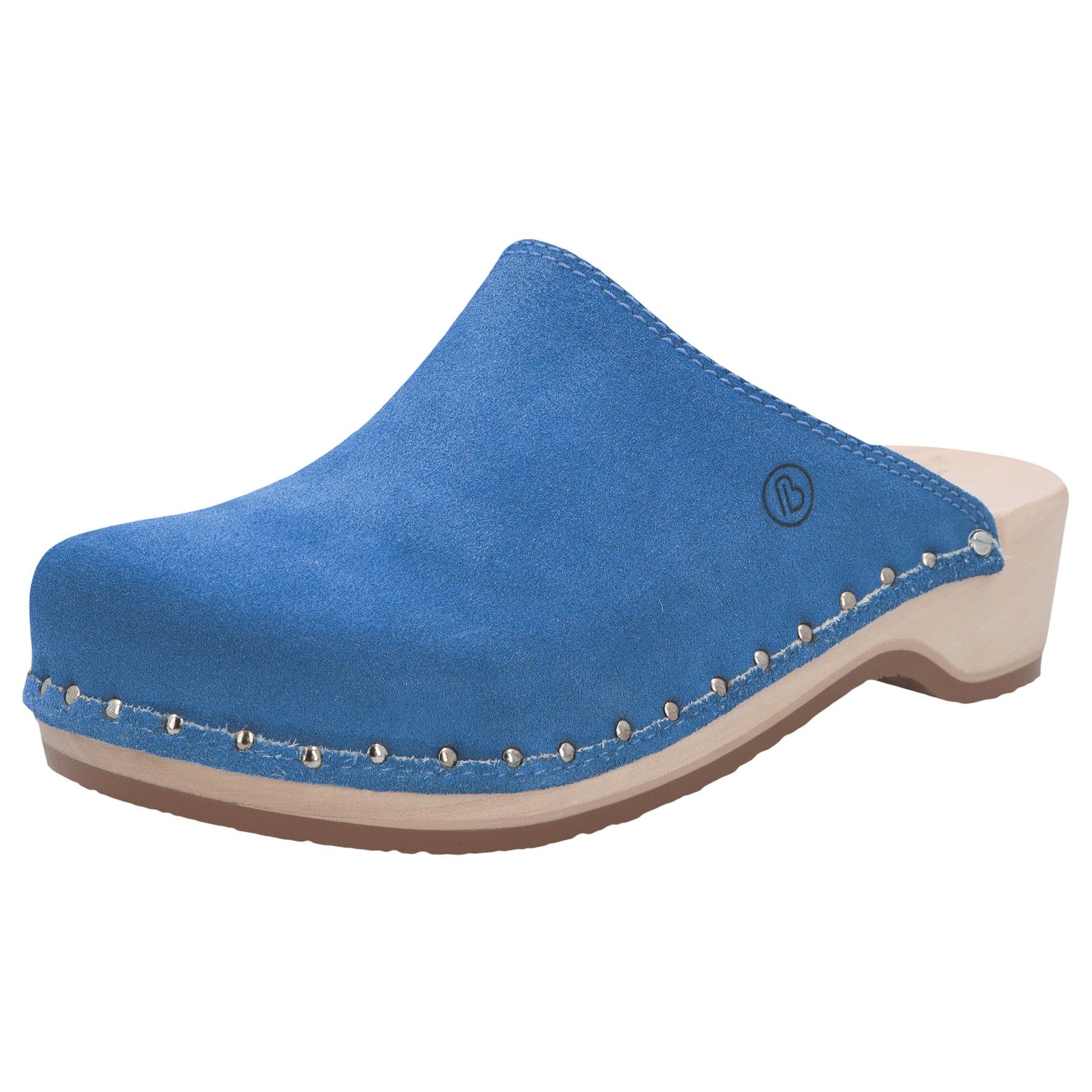 Berkemann neutral Holz Natur-Toeffler Clogs Leder Schlappen