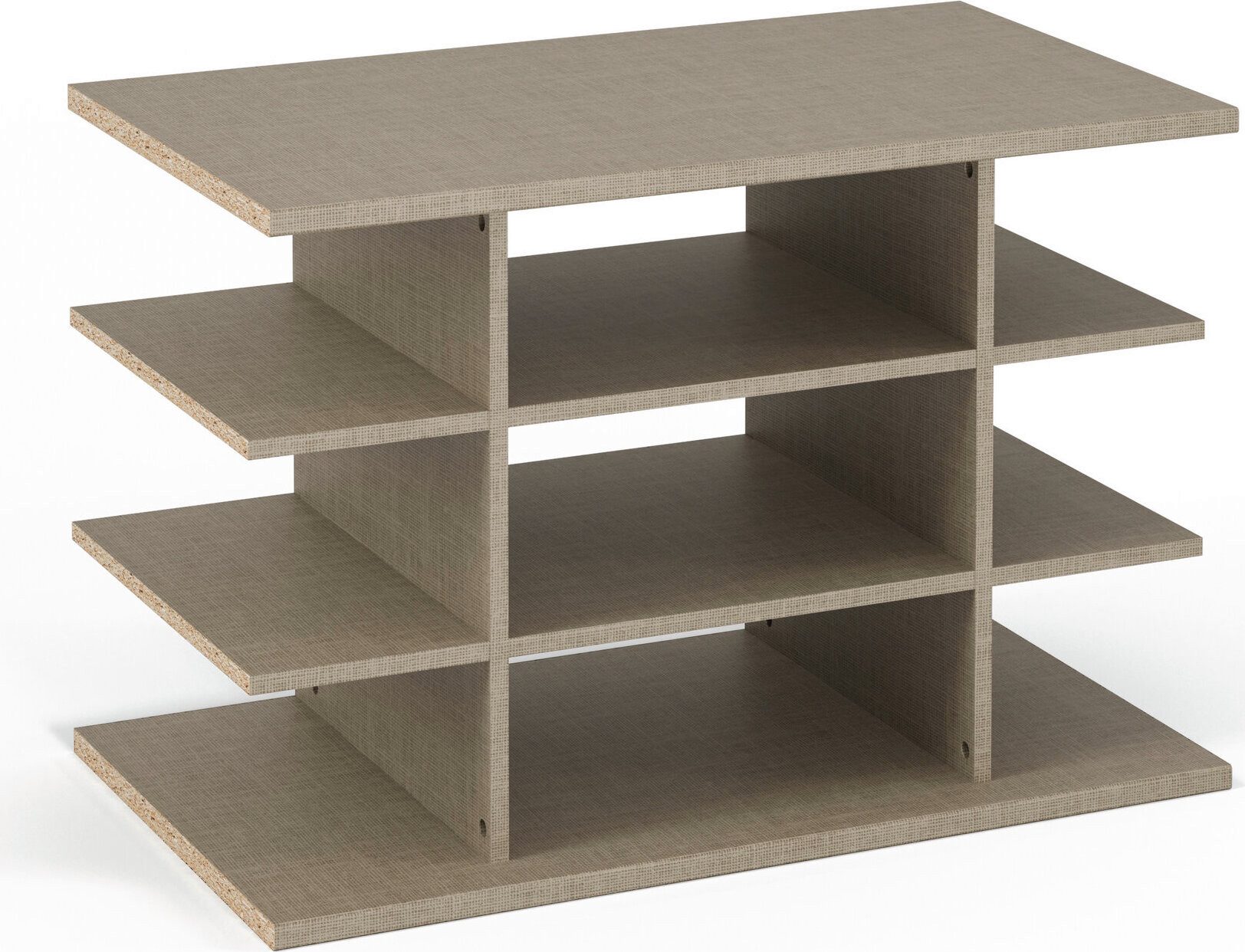 rauch Regaleinsatz Zubehör für Rauch-Schränke Garderobe Kleiderschrank Schrank (Breite 88 cm, Tiefe 50 cm), praktische Schrankeinteilung mit 9 Fächern MADE IN GERMANY