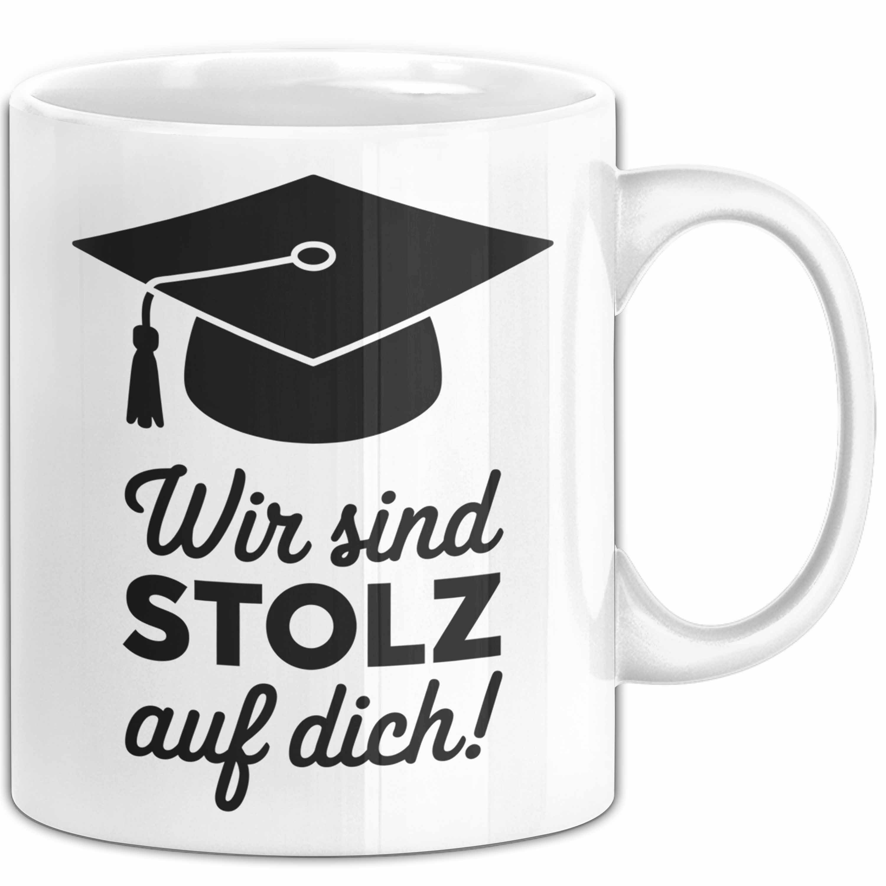 Trendation Tasse Schüler Abschluss Tasse Geschenk Lustige Geschenkidee Spruch Wir Sind, Keramik