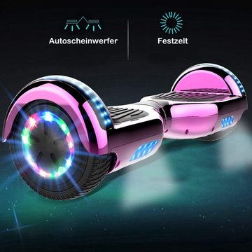 HITWAY Balance Scooter, Hoverboard BalanceScooter 6.5" mit LedLicht Bluetooth