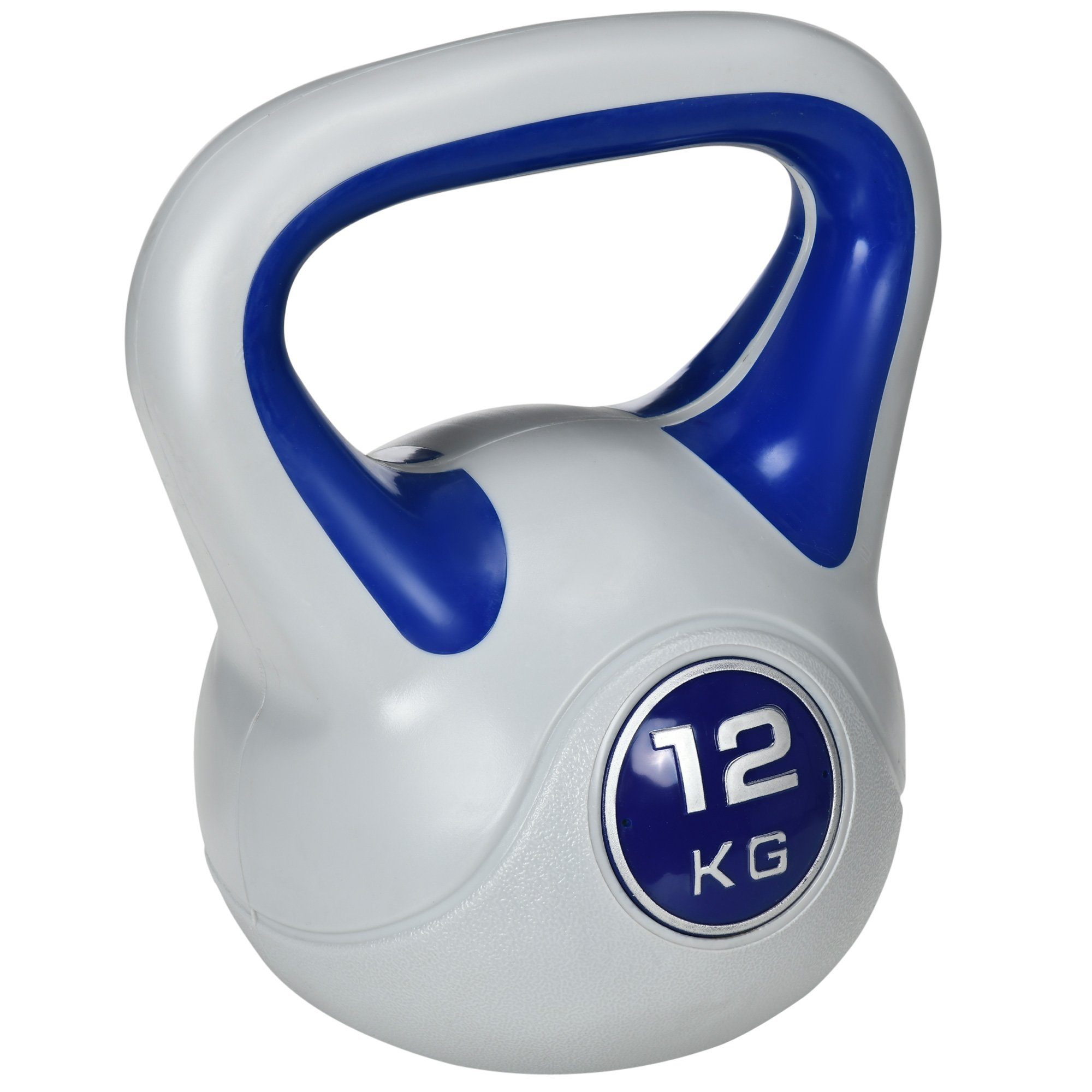 SPORTNOW Kettlebell Kugelhantel, 24 x 17 x 28 cm, (Set, 1 x Kettlebell), 1 x 12 Kg