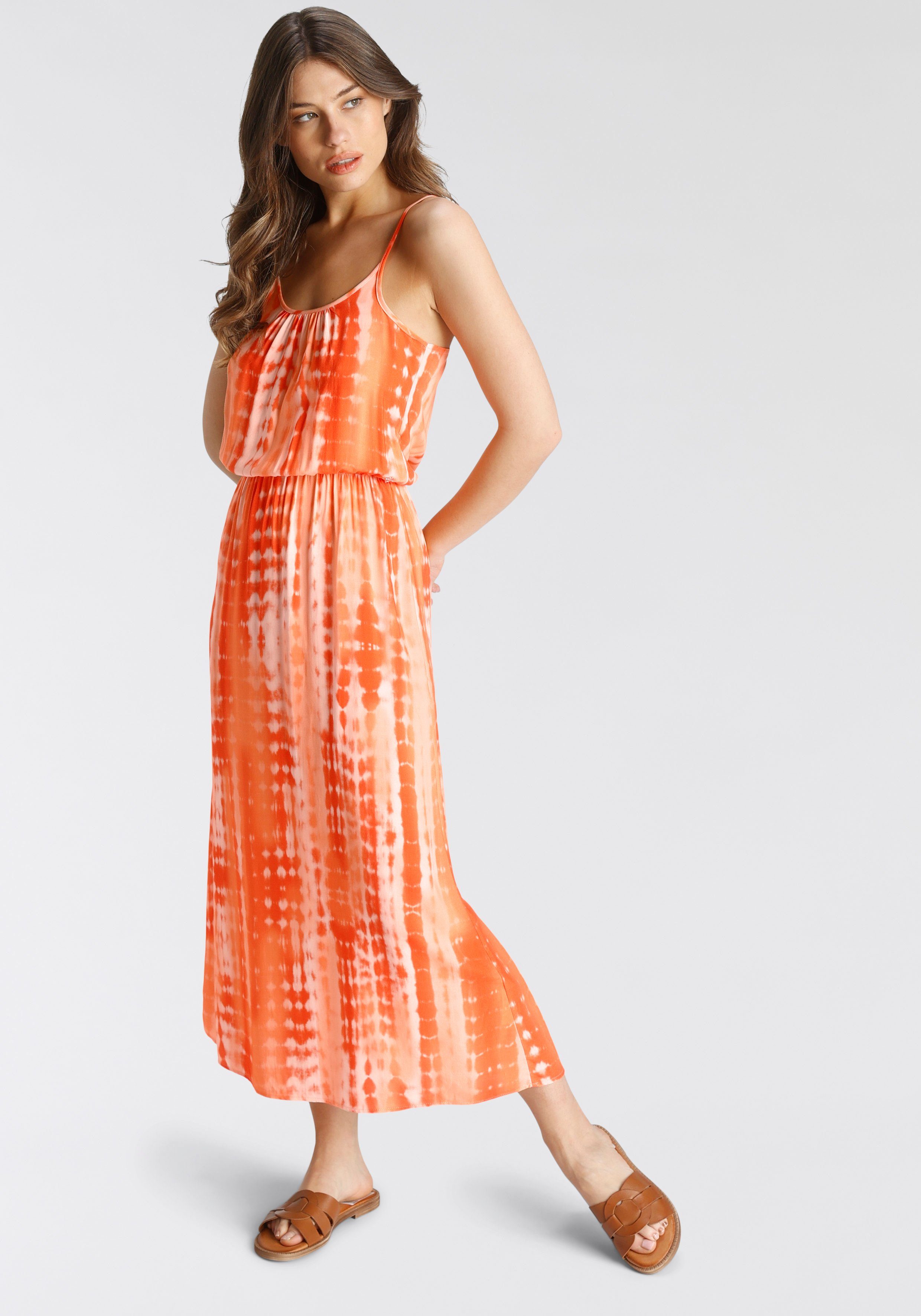 Damen Kleider Tamaris Spaghettikleid aus leichter Webware