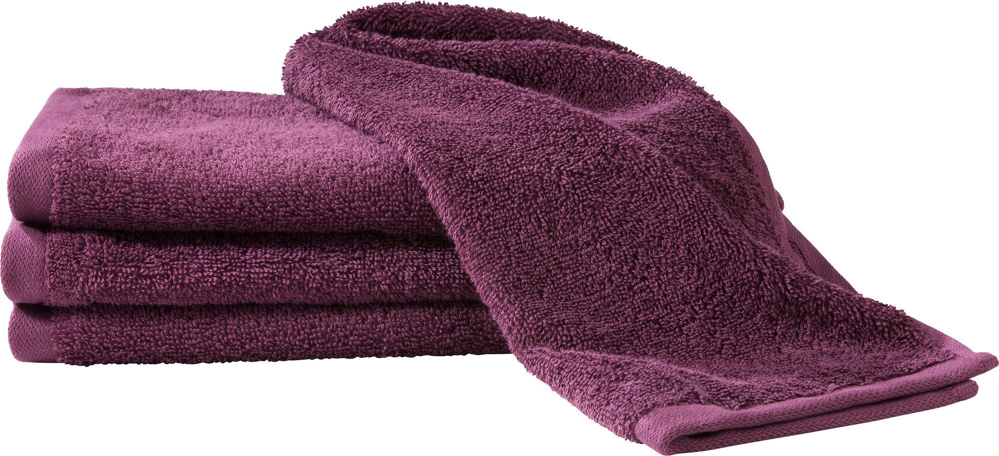 Erwin Müller Gästehandtuch Gästetuch "Ludwigsburg" 4er-Pack, Frottier, Walk günstig online kaufen