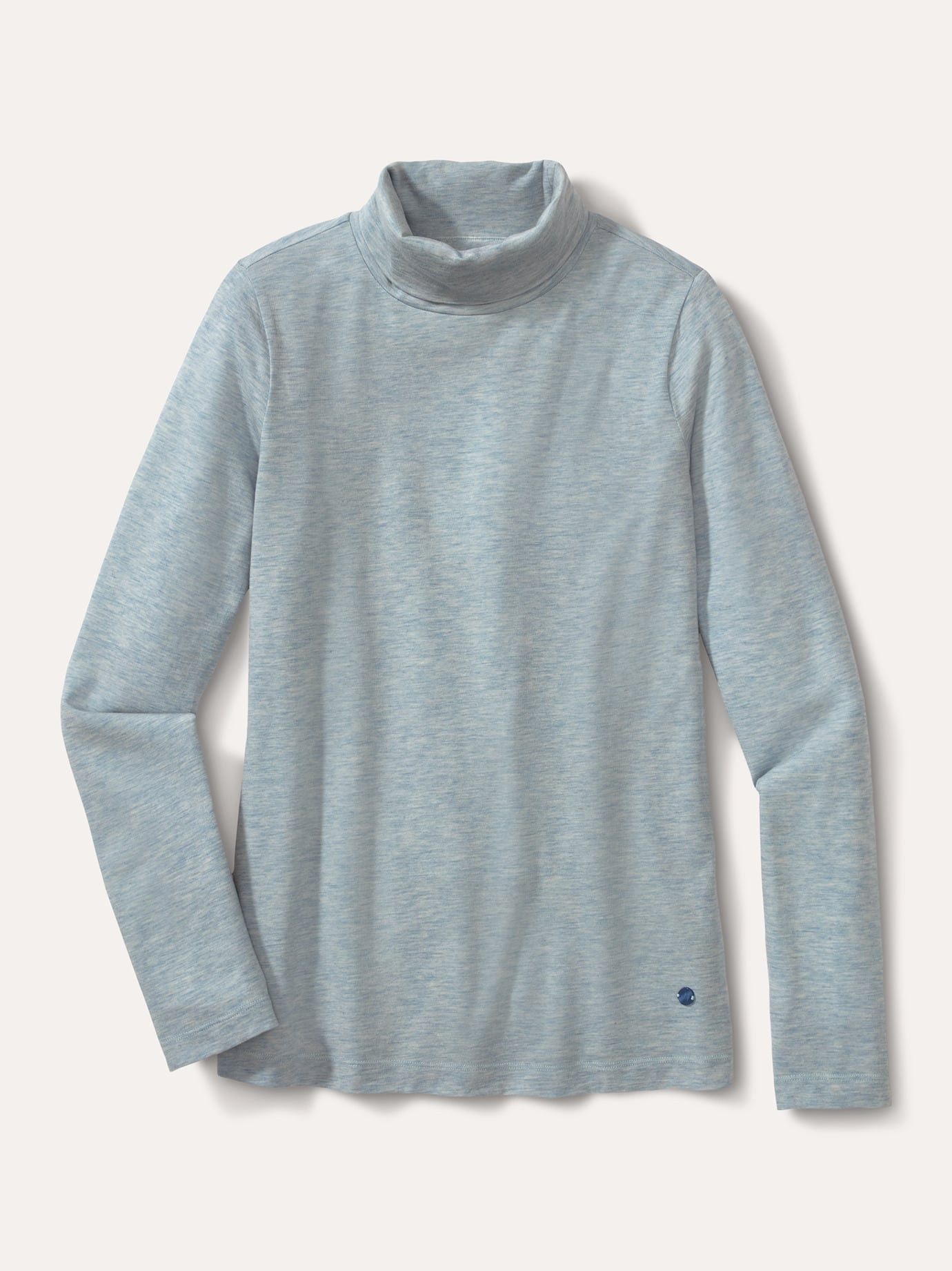 Walbusch Rollkragenpullover Damen Premium Rolli Wollmix Langarm Lyocell Wolle Elasthan Rollkragen-Shirt Wollmix, extraweich, maschinenwaschbar, meliert