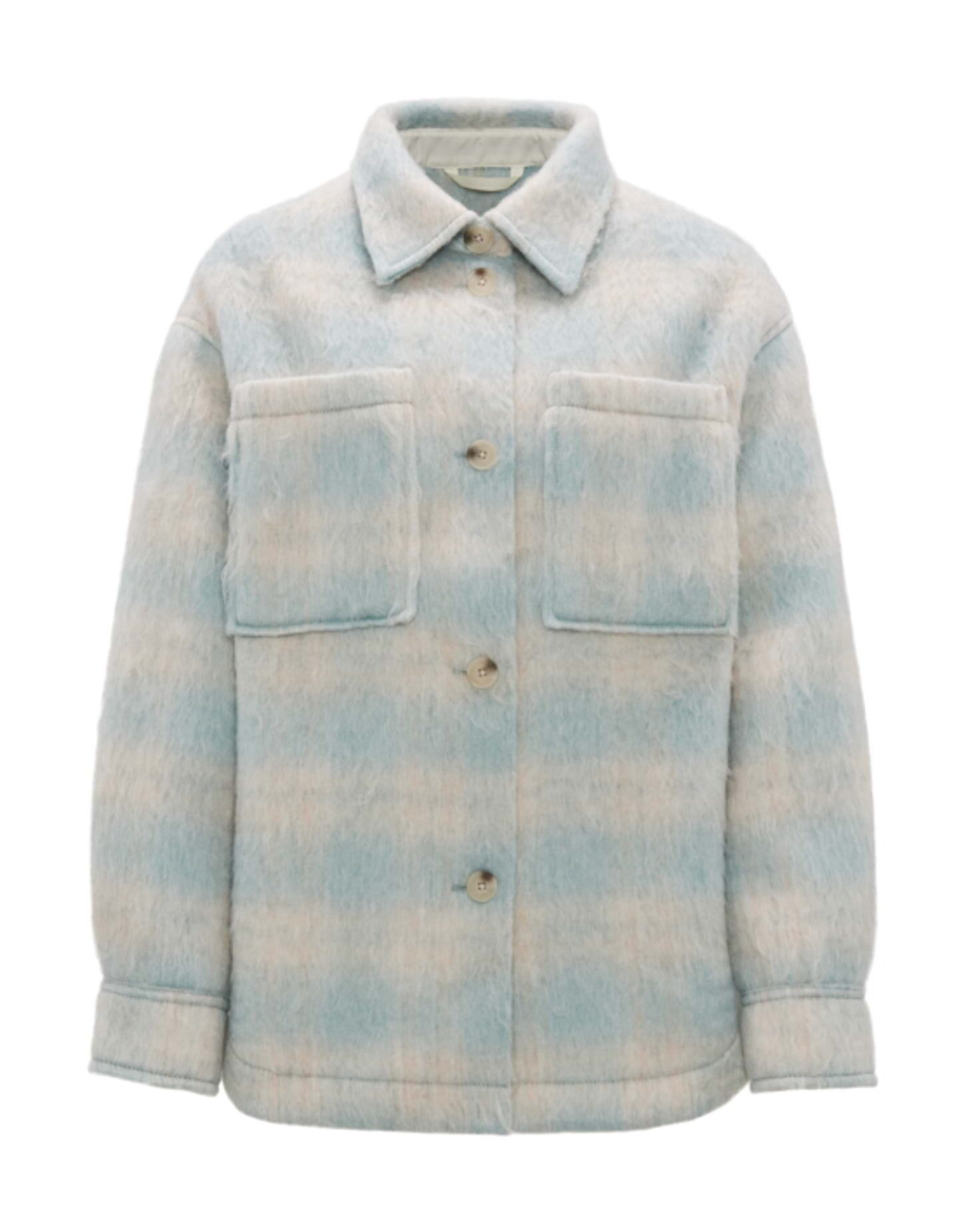 OPUS Jackenblazer Overshirt JELMA Oversize mit flauschiger Textur günstig online kaufen