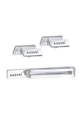 Kuzzoi Krawattennadel Set Manschettenknöpfe Set Elegant 925 Silber