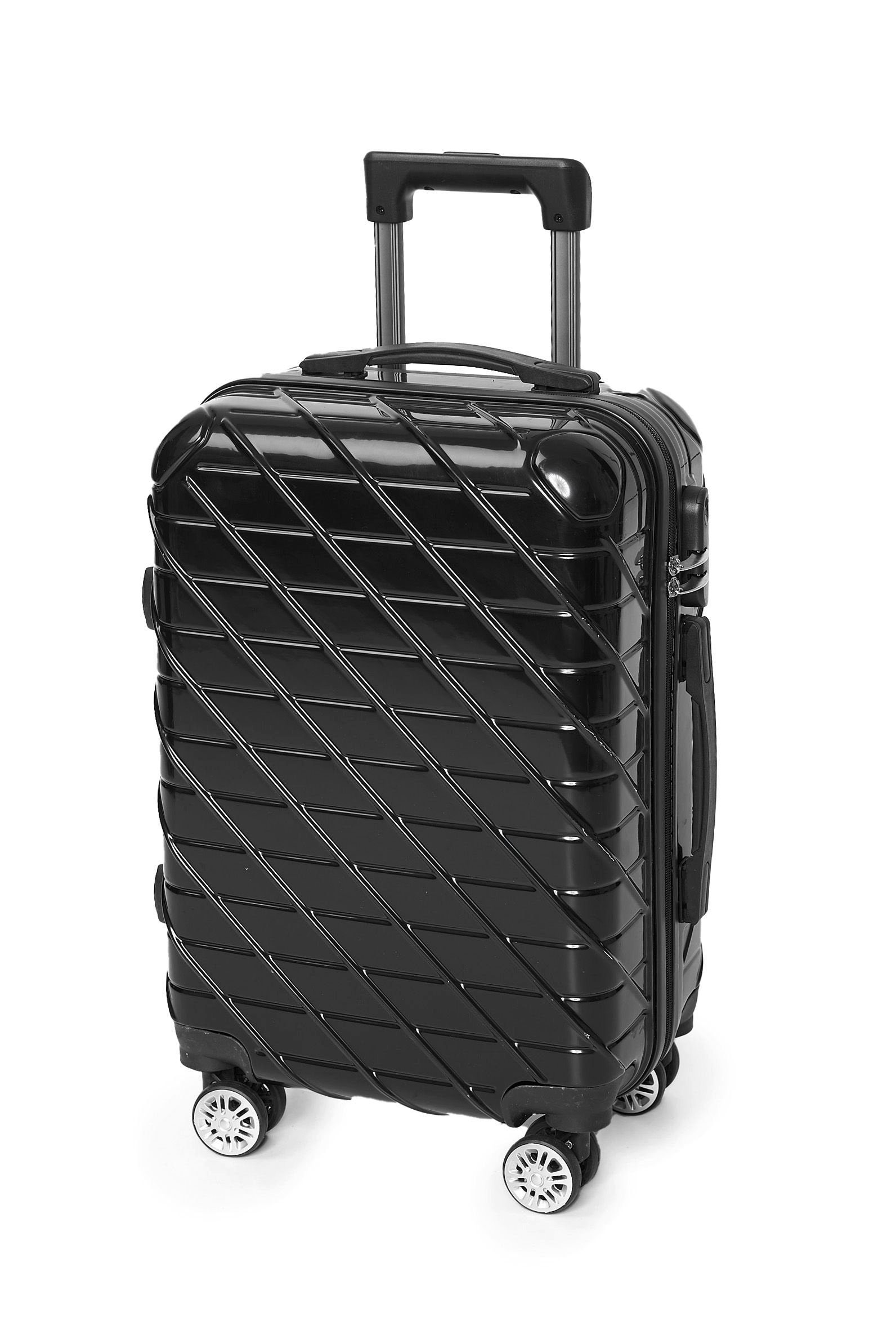 ZELLERFELD Koffer Zellerfeld Hartschalenkofferset Trolley Koffer Reisekoffer mit 4 Rollen Kombinationsschloss