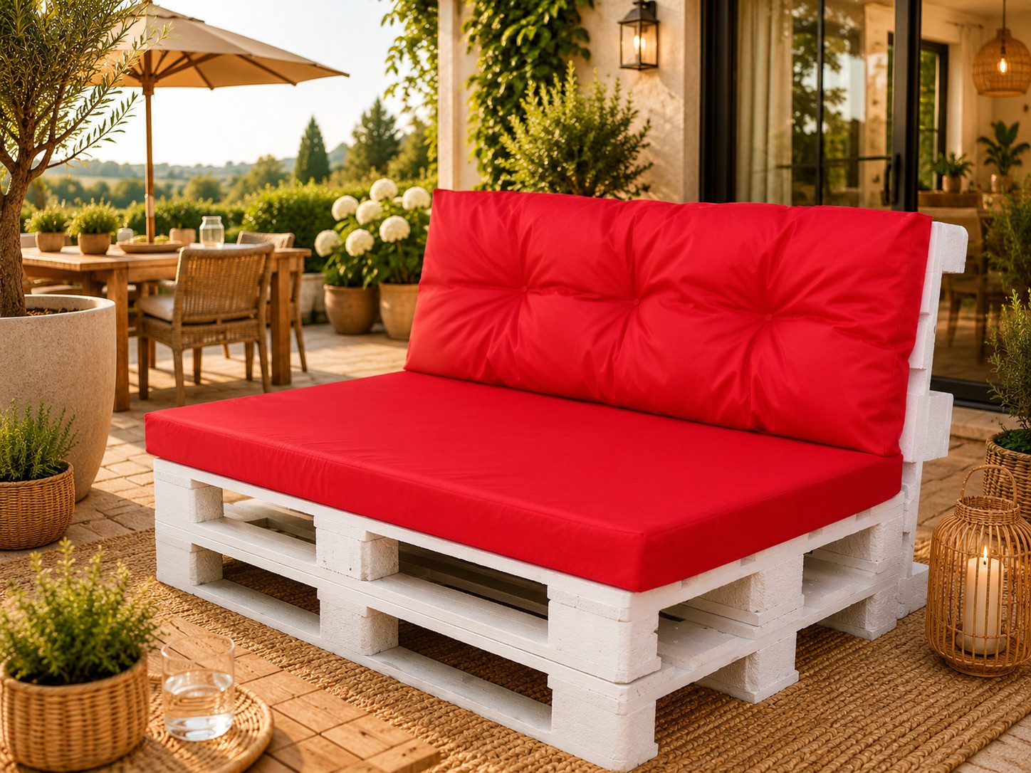 Best for Garden Dekokissen Bequeme Palettenkissen Indoor & Outdoor – Stil & Komfort, Für Innen- & Außenbereich, weich gepolstert