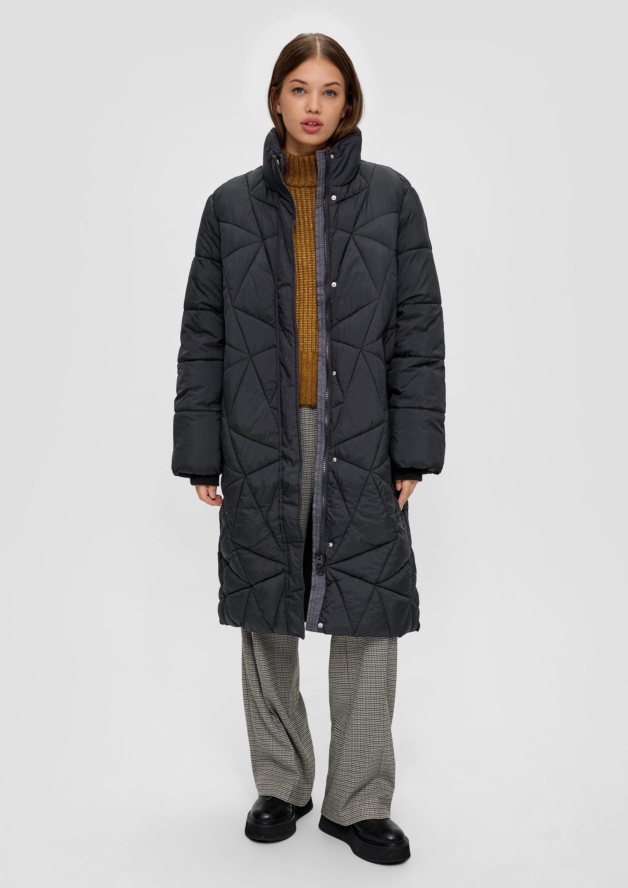 QS Wintermantel Outdoor-Mantel Steppmantel in O-Shape günstig online kaufen