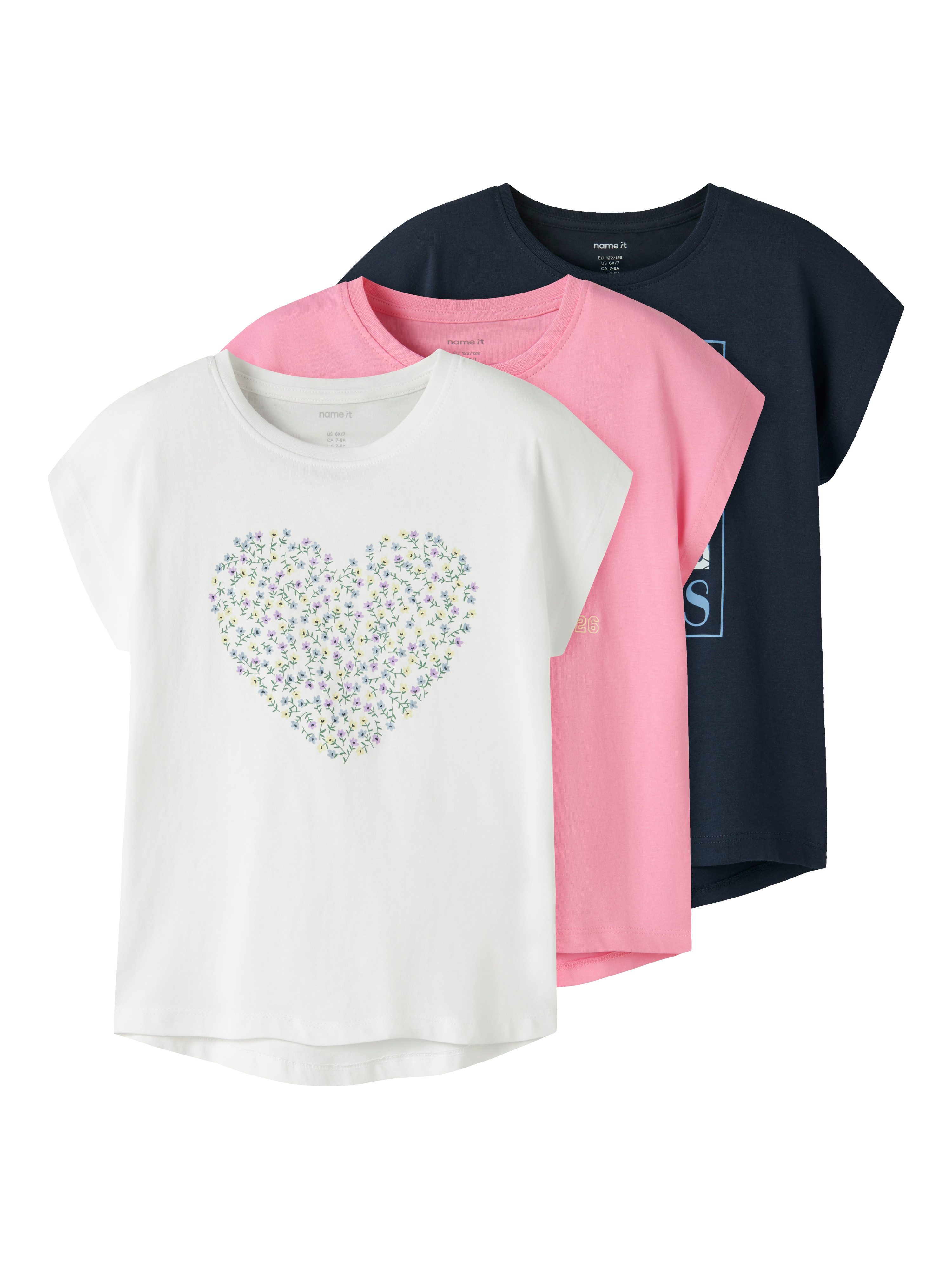 T-Shirt NKFVIGEA 3P CAPSL TOP LNOOS