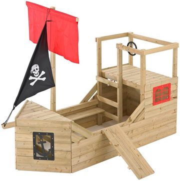 TP Toys Spielhaus Piratenschiff, BxTxH: 171x272x206 cm
