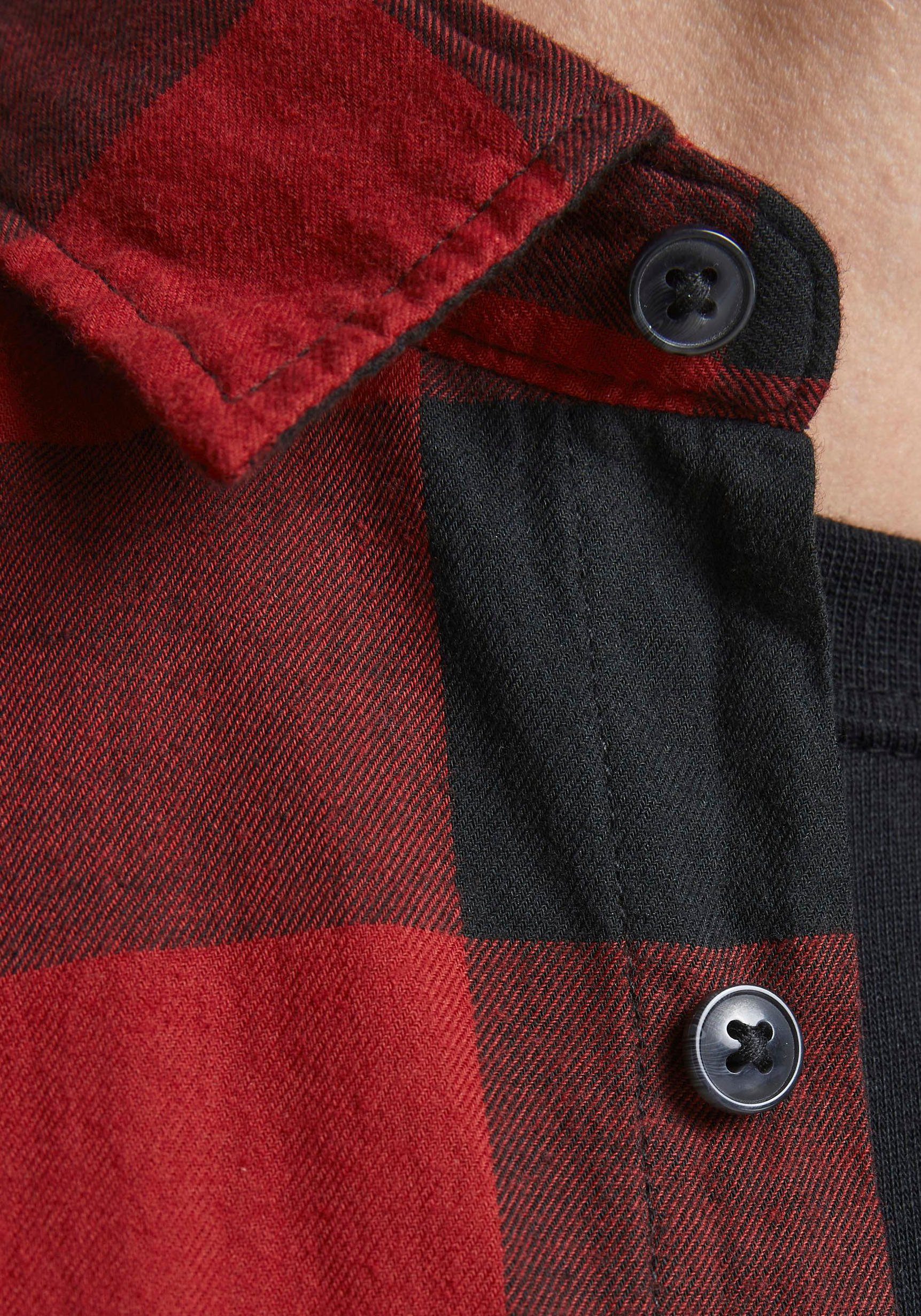 Jack & Jones Karohemd JJ JJEGINGHAM TWILL SHIRT L/