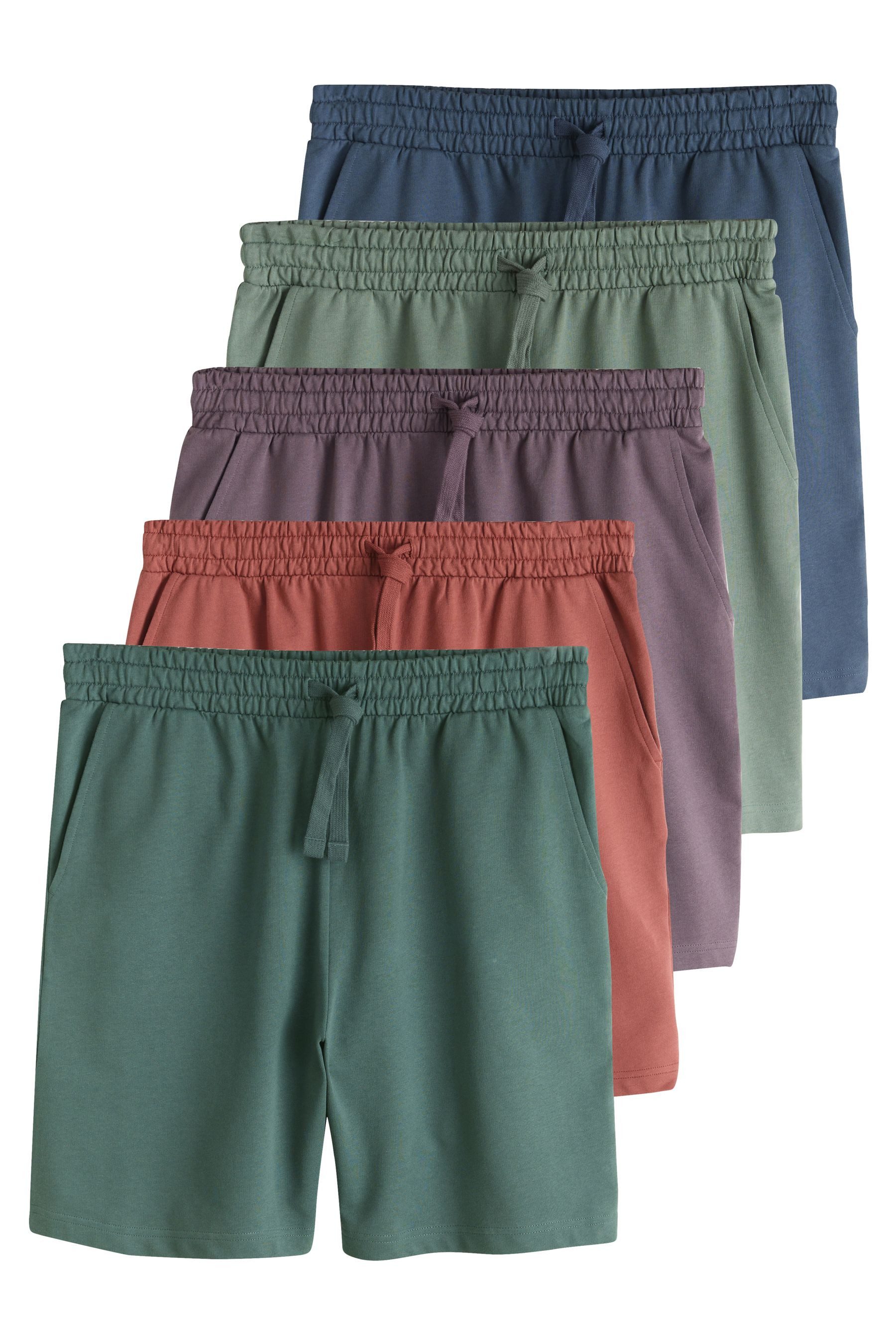 Next Schlafshorts Leichte Regular Fit Shorts im 5er-Pack (5-tlg)