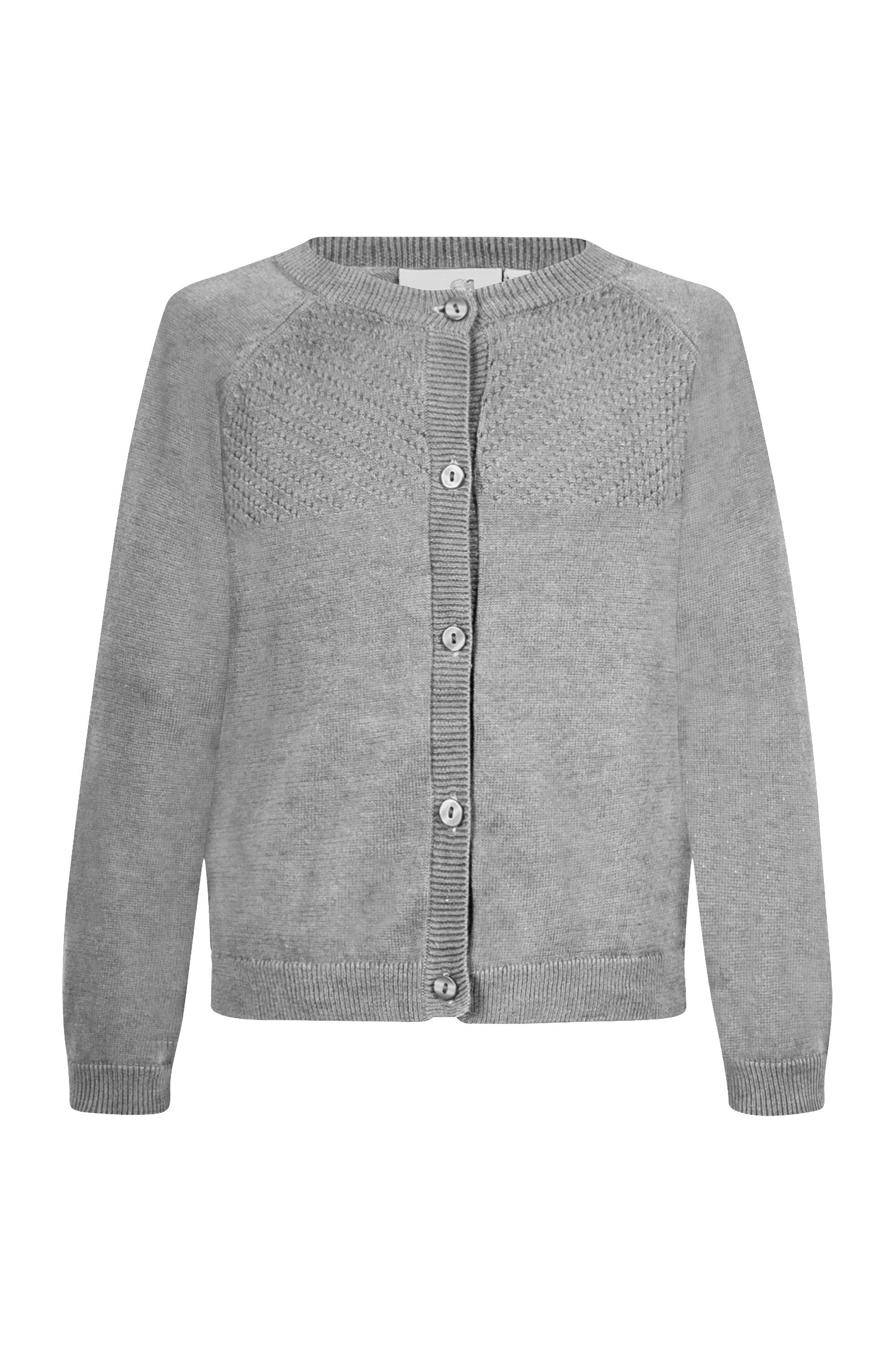 happy girls Strickjacke mit hochwertigem Strickmuster im vorderen Brustbereich