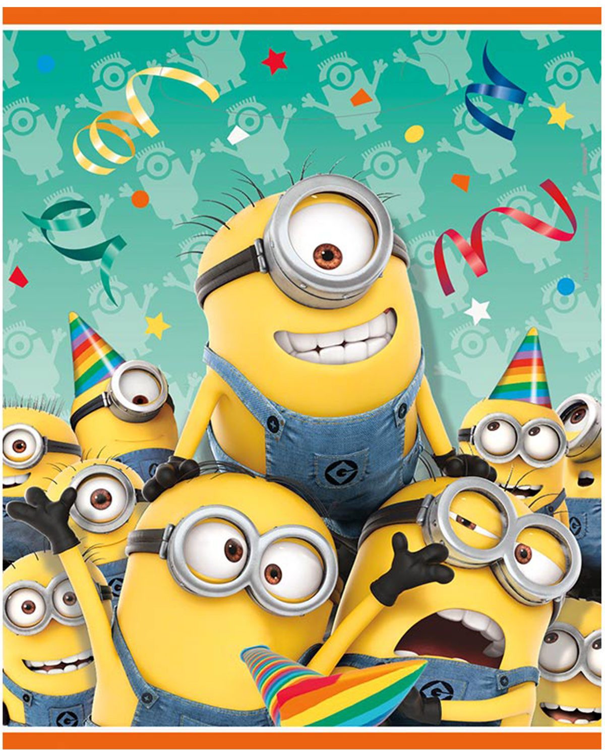 Unique Industries Inc. Geschenkpapier 'Minions' Deko, 8 Geschenktüten 22x18cm