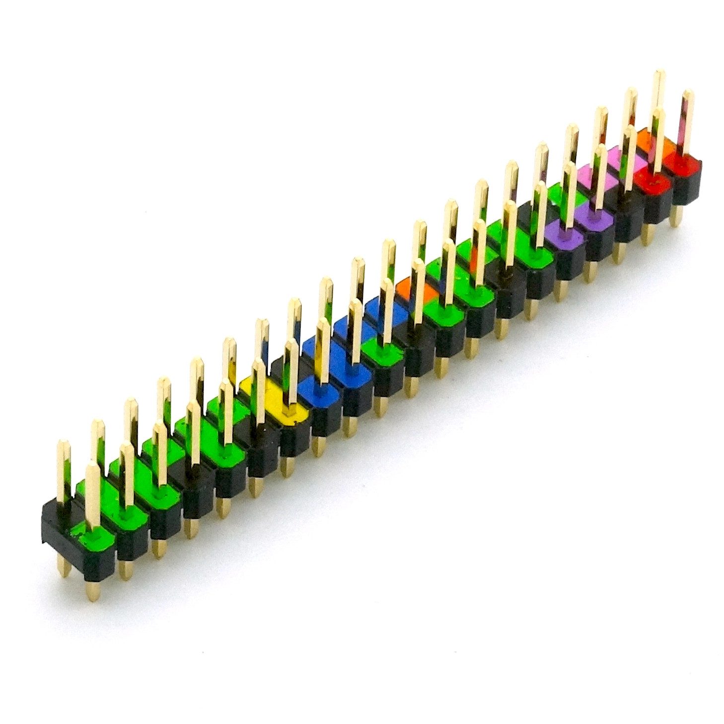 40 Pin GPIO Header für Raspberry Pi, farbig kodiert, Extended Version Adapter