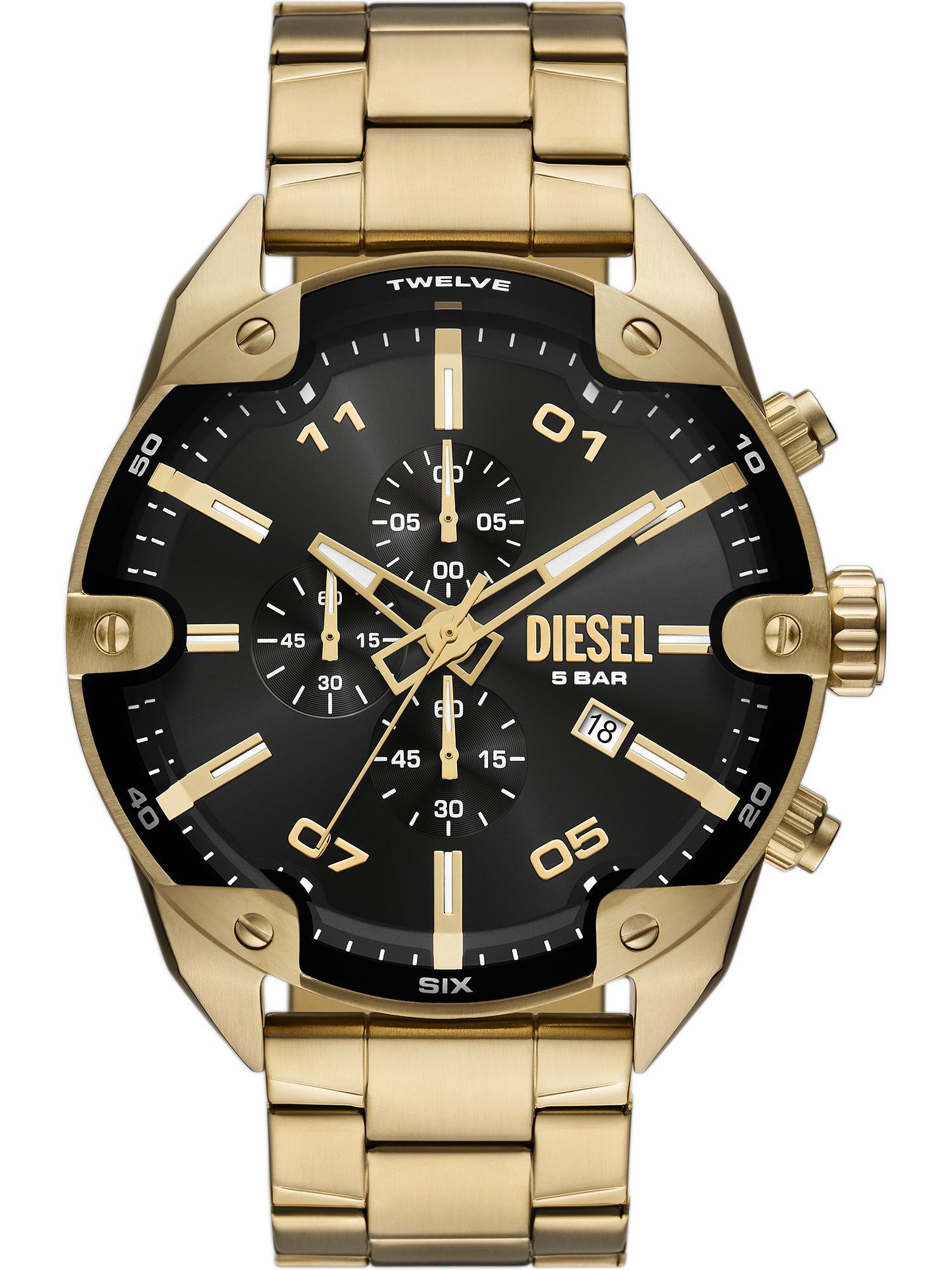 Diesel Chronograph Diesel Herren-Uhren Analog Quarz, günstig online kaufen